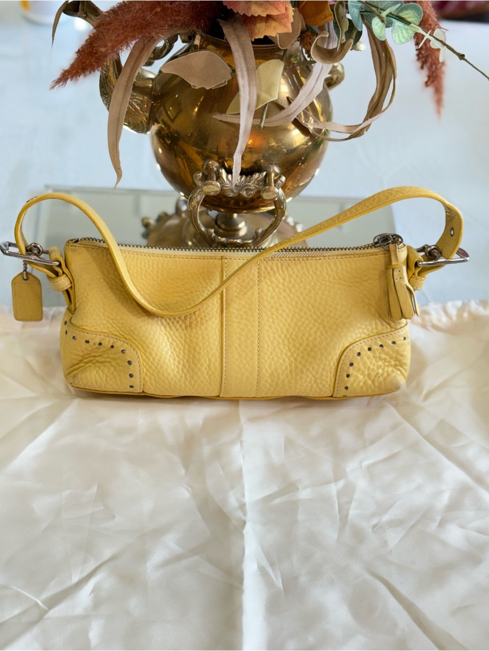 Y2K vintage coach Hampton Baguette bag